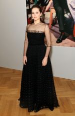 FELICITY JONES at Christian Dior Designer of Dreams Preview in London 01/30/2019