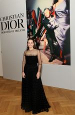 FELICITY JONES at Christian Dior Designer of Dreams Preview in London 01/30/2019