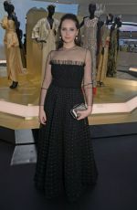 FELICITY JONES at Christian Dior Designer of Dreams Preview in London 01/30/2019