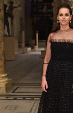 FELICITY JONES at Christian Dior Designer of Dreams Preview in London 01/30/2019