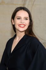 FELICITY JONES at Christian Dior Show at Paris Fashion Week 01/21/2019