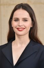 FELICITY JONES at Christian Dior Show at Paris Fashion Week 01/21/2019