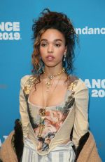 FKA TWIGS at Honey Boy Premiere at Sundance Film Festival 01/25/2019