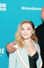 FLORENCE PUGH at Fighting with My Family Premiere at Sundance Film Festival 01/28/2019