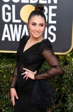 FRANCIA RAISA at 2019 Golden Globe Awards in Beverly Hills 01/06/2019