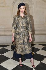 FREYA MAVOR at Christian Dior Show at Paris Fashion Week 01/21/2019