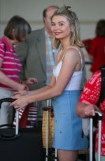 GEORGIA TOFFOLO Arrives at Airport in Barbados 01/05/2019