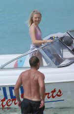 GEORGIA TOFFOLO in Bikini Top on Vacation in Barbados 01/08/2019