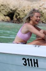 GEORGIA TOFFOLO in Bikini Top on Vacation in Barbados 01/08/2019
