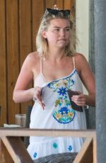 GEORGIA TOFFOLO Out for Lunch in Barbados 01/13/2019