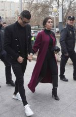 GEORGINA RODRIGUEZ and Cristiano Ronaldo at Court in Madrid 01/22/2019