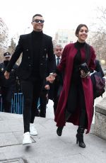 GEORGINA RODRIGUEZ and Cristiano Ronaldo at Court in Madrid 01/22/2019