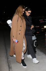 GIGI and BELLA HADID Out in New York 01/16/2019