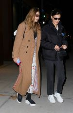 GIGI and BELLA HADID Out in New York 01/16/2019