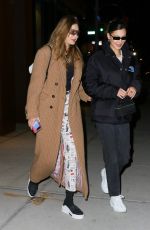 GIGI and BELLA HADID Out in New York 01/16/2019