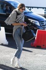 GIGI HADID Arrives at Airport in Milan 01/14/2019