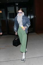 GIGI HADID Arrives at Her Apartment in New York 01/11/2019