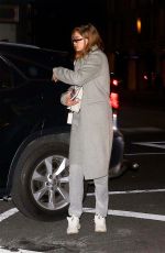 GIGI HADID Arrives at Her Apartment in New York 01/17/2019