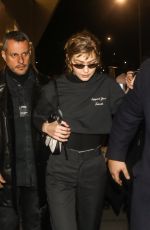 GIGI HADID Arrives at Prada Fashion Show in Milan 01/13/2019