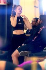 GIGI HADID at a Gym in New York 01/10/2019