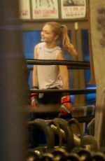 GIGI HADID at Gotham Gym in New York 01/18/2019