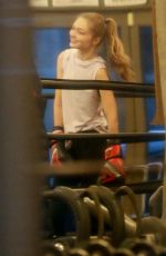 GIGI HADID at Gotham Gym in New York 01/18/2019