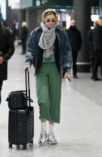 GIGI HADID at Malpensa Airport in Milan 01/12/2019