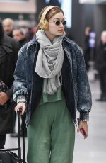 GIGI HADID at Malpensa Airport in Milan 01/12/2019