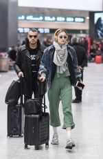 GIGI HADID at Malpensa Airport in Milan 01/12/2019