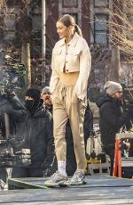 GIGI HADID on the Set of a Photoshoot in New York 01/11/2019