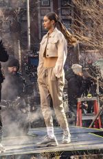 GIGI HADID on the Set of a Photoshoot in New York 01/11/2019