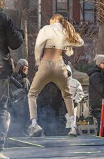 GIGI HADID on the Set of a Photoshoot in New York 01/11/2019
