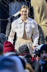 GIGI HADID on the Set of a Photoshoot in New York 01/11/2019
