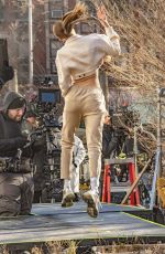 GIGI HADID on the Set of a Photoshoot in New York 01/11/2019