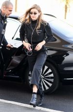 GIGI HADID Out and About in Milan 01/13/2019
