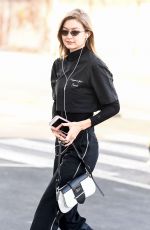 GIGI HADID Out and About in Milan 01/13/2019