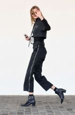 GIGI HADID Out and About in Milan 01/13/2019