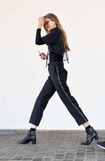 GIGI HADID Out and About in Milan 01/13/2019