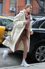 GIGI HADID Out and About in New York 01/19/2019