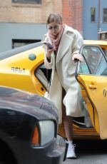 GIGI HADID Out and About in New York 01/19/2019