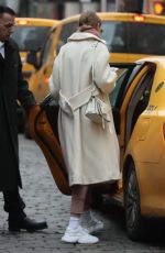 GIGI HADID Out and About in New York 01/19/2019