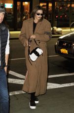 GIGI HADID Out in New York 01/16/2019