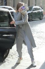 GIGI HADID Out in New York 01/17/2019