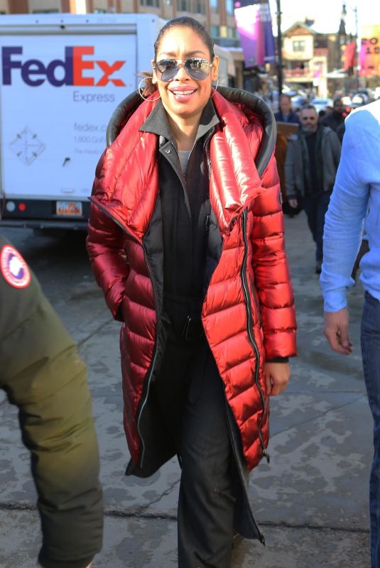 GINA TORRES Out at Sundance Film Festival in Park City 01/27/2019