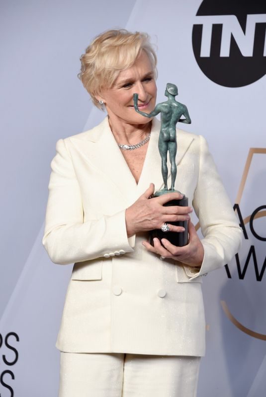 GLENN CLOSE at Screen Actors Guild Awards 2019 in Los Angeles 01/27/2019