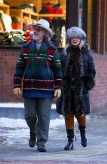 GOLDIE HAWN and Kurt Russell Out and About in Aspen 01/01/2019