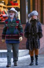 GOLDIE HAWN and Kurt Russell Out and About in Aspen 01/01/2019