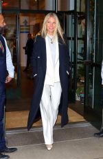GWYNETH PALTROW Hading to Tonight Show Starring Jimmy Fallon in New York 01/09/2019
