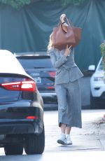 GWYNETH PALTROW Hiding Her Face Out in Brentwood 01/10/2019