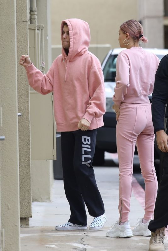 HAILEY and Justin BIEBER at West Medical Center in Encino 01/15/2019